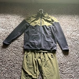 Russell Athletic Olive/Black Matching Set